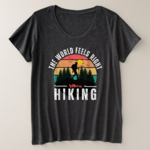 Gris noir Retro Vintage Randonnée Mountain Camping