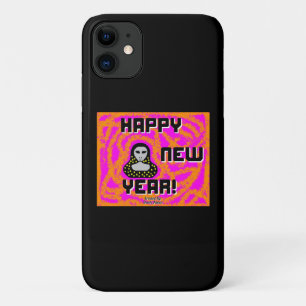 Gris Nouvel An souhaite Apple iPhone 11 Coque