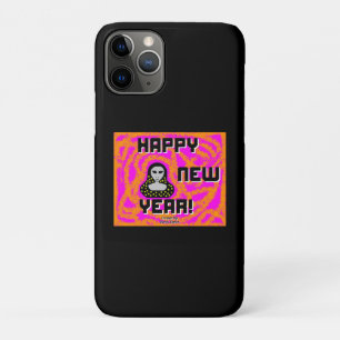 Gris Nouvel An souhaite Apple iPhone 11 Pro Coque
