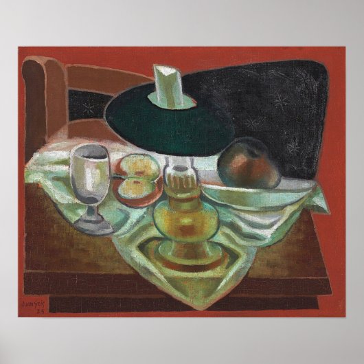 GRIS - Onder de lamp 1925 Poster (Voorkant)