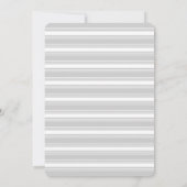 Gris | Photo Collage Faire-part de naissance (Dos)