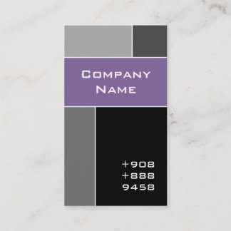 Gris pourpre de carte de visite moderne
