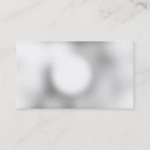 Gris professionnel Carte de visite simple (Dos)