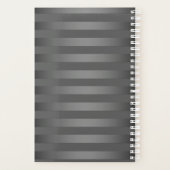 Gris, rayé, dégradé, rayures grises, simple (Dos)