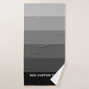 Gris rétro avec nom Simple Sans Serif