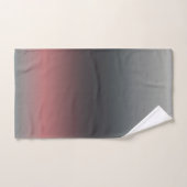 Gris, rose, dégradé noir, Ombre. (Serviette à main)