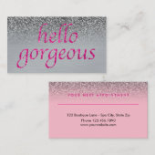 Gris rose magnifique de rendez-vous de salon de (Devant / Derrière)