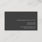 Gris Rouge professionnel maquillage Artiste Carte  (Dos)