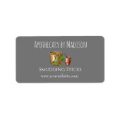 Gris | Sage Smudge Sticks Étiquettes de produits (Devant)