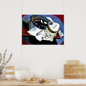Gris - schildertafel; Juan Gris schilderij Poster (Keuken)