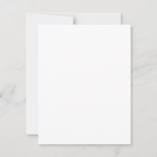 Gris Script Monogramme Moderne Stationnote Carte (Dos)