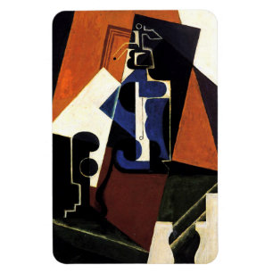 Gris - Seltzer Fles and Glass, Cubism Magneet