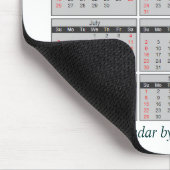 Gris simple de tapis de souris de 2015 calendriers (Coin)