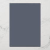 Gris Simple Minimaliste Mariage Numéros de table (Verso)