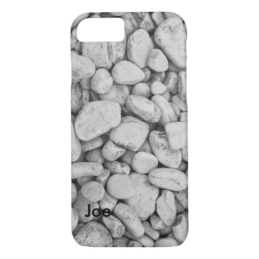 Gris Stones iPhone 7 Coque (Dos)