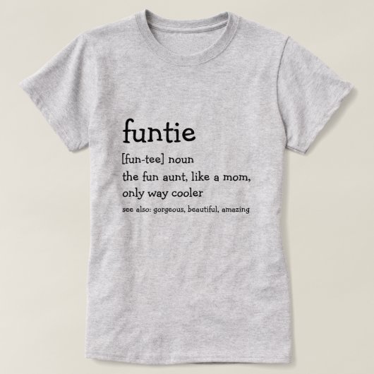 Gris | T-shirt Funtie (Design devant)