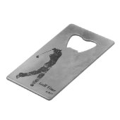 Gris texturisé de golfeur de marbre gris de barman (Dos Angle)