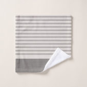 Gris Turc Gris Gris Gris Monogramme | Agritourisme (Gant de toilette)