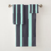 Gris Turquoise Plaid Native American Line Art (En situation)