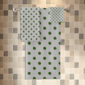 Gris Vert à pois