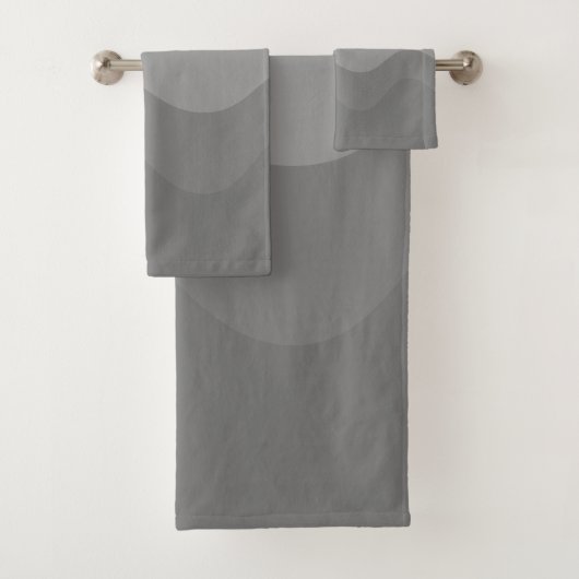 Gris Wavey Stripe moderne (En situation)