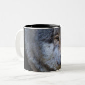 GRIS WOLF EYES Conservation Mug (Devant gauche)