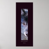 (Gris) WOLF HEART Art Poster (Devant)
