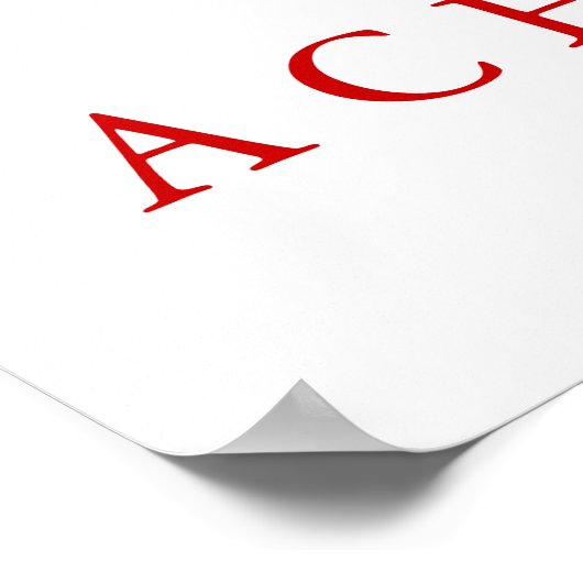 Gris Wolf Motivation Unique Poster Imprimer (Coin)