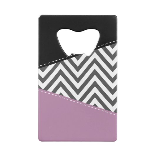 Gris Zigzag, Gris Chevron, Motif Zigzag, Violet (Dos)
