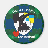 Grischun Svizra Magnet Magneet (Voorkant)