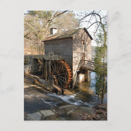 Grist MIll Stone Mountain Georgia Briefkaart (Voorkant)
