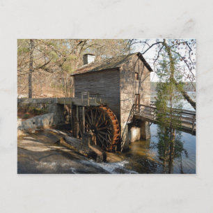 Grist Mill Stone Mountain Georgia Briefkaart