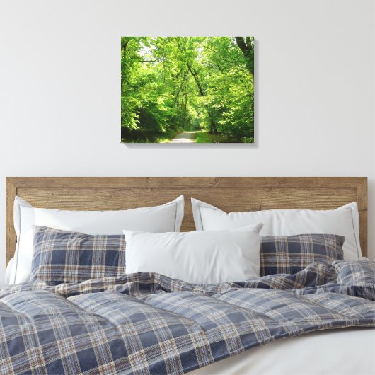 Grist Mill Trail I Canvas Afdruk (Insitu (Slaapkamer))