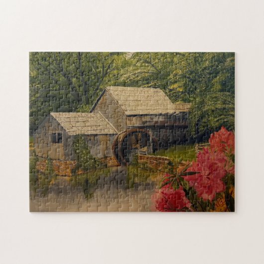 Gristmill, van Gary Poling Legpuzzel (Horizontaal)
