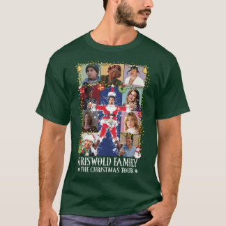 Griswold Familie Kerstmis retro T-shirt