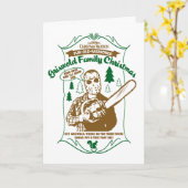 Griswold Family Kerstmis Kettingzaag Grafisch Kaart (Gele Bloem)