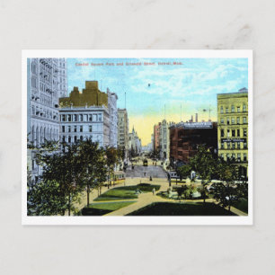 Griswold St., Detroit 1910 Briefkaart