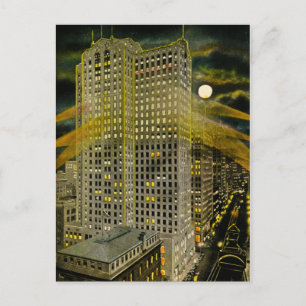 Griswold Street Detroit, Detroit Michigan Briefkaart