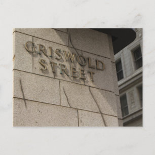 Griswold Street, Downtown Detroit, Michigan Briefkaart