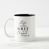 GRIT Donner du pouvoir à la Mug Motivationnelle (Gauche)
