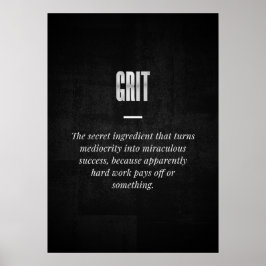 Grit Poster