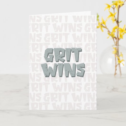 Grit wint Nurse Afstuderen Kaart (Gele Bloem)