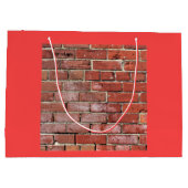 Gritty Chalky Brick Wall Groot Cadeauzakje (Achterkant)