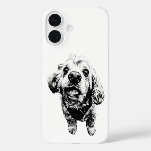 Gritty Cocker Spaniel Art – Grit, Loyalty Case-Mate iPhone Case (Achterkant)
