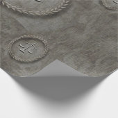 Gritty Grey Gift Wrap van rechter Cadeaupapier (Hoek)