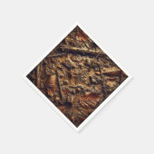 Gritty Herfst Leafy Forest Floor Découpage Servett Servet (Hoek)