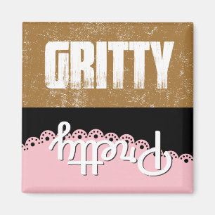 Gritty of wasmachine Clean Dirty Magnet Magneet