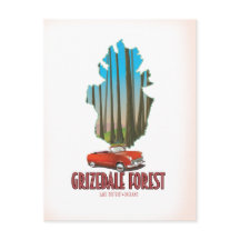 Grizdale-kaart van de boslaag
