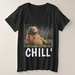GRIZISCH BEER PLUS SIZE LADIES 'CHILL' T SHIRTS