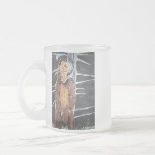 Grizly Beer Matglas Koffiemok (Links)